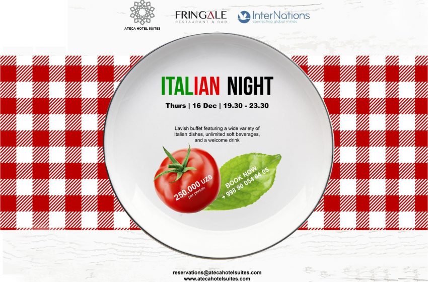  ATECA Hotel Suites Beckons Diners with Italian Night at Fringale Restaurant and Bar
