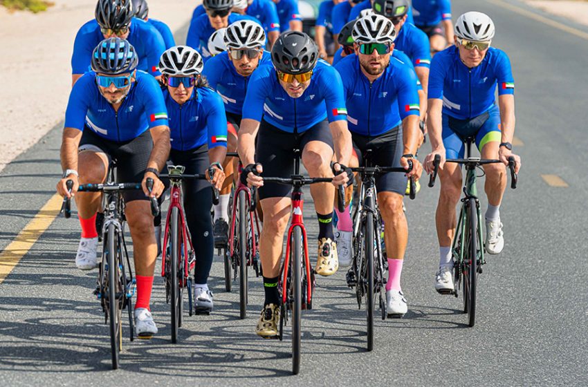  Sheikha Madia bint Hasher bin Mani Al Maktoum joins The First Group Team to complete the 7 Emirates Cycle Challenge and raise awareness for The Rashid Centre for People of Determination