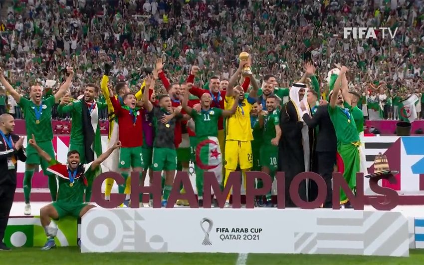  Algeria is the first Fifa Arab Cup champions
