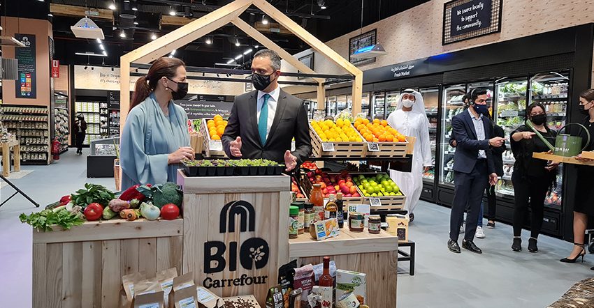  “كارفور” تطلق أول متجر للمنتجات العضوية في الإمارات العربية المتحدة