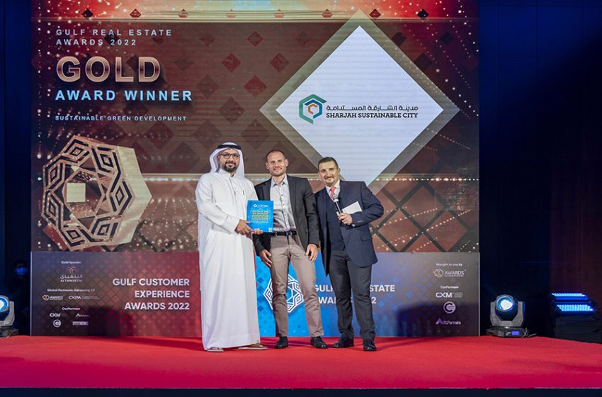  خلال حفل توزيع جوائز عقارات الخليج 2022 ، مدينة الشارقة المستدامة تنال ذهبيتين