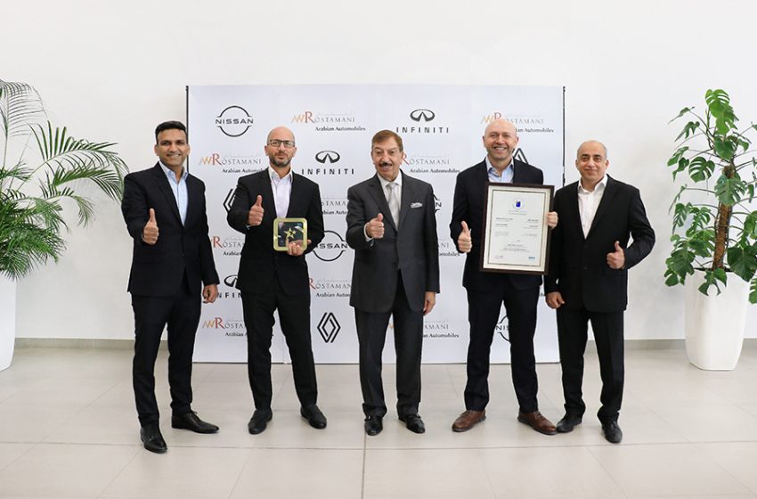  Arabian Automobiles awarded Specialized Retail Sector Award for 8th consecutive year across Nissan, INFINITI and Renault