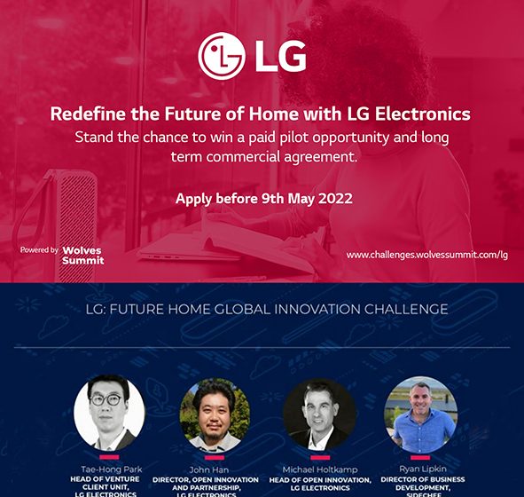  LG INTRODUCES ‘FUTURE HOME GLOBAL INNOVATION CHALLENGE’ AT ALPHA WOLVES SUMMIT