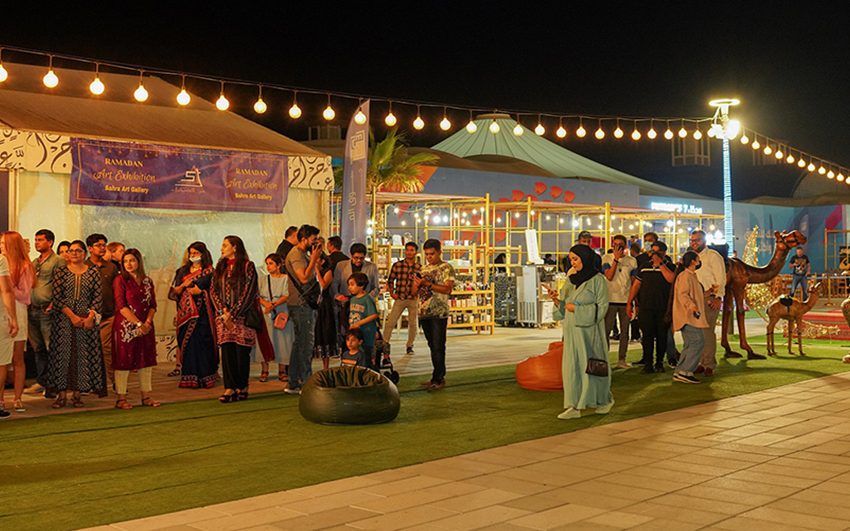  Souk Al Marfa hosts an exclusive Ramadan art exhibition at its night-market