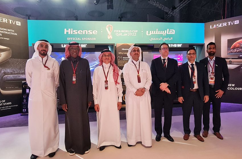  Hisense debuts Laser TV L9G at the FIFA World Cup Qatar 2022TM Final Match Draw; offering a glimpse of the football home experience