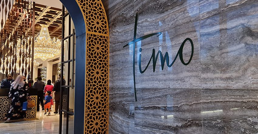  Timo Restaurant – Al Jaddaf Rotana, Dubai… Is all about the deliciousness of the menu, the generosity of dishes and the elegance of the seating