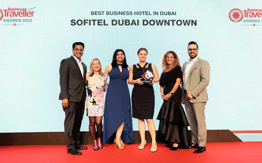  Sofitel Dubai Downtown Awarded The Best Business Hotel in Dubai at the BTME Awards 2022