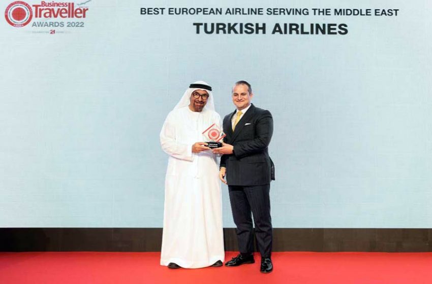  Turkish Airlines wins award for Best European Airline serving the Middle East