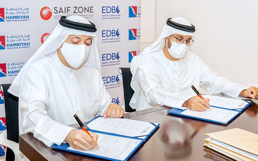  Emirates Development Bank Signs MoU with Hamriyah Free Zone and Sharjah Airport International Free Zone to Enhance Bankability of Startups and SMEs