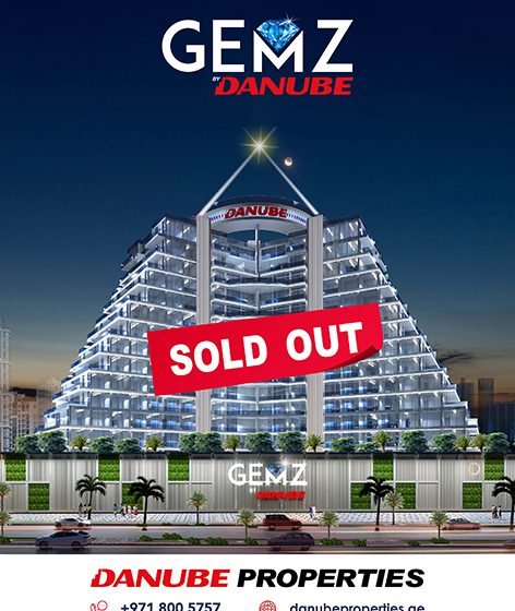  Danube Properties’ Dh350 million ultra-luxury residential project Gemz – sold out at launch!