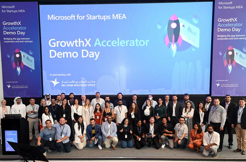  مايكروسوفت للشركات الناشئة تحتفل بالشراكة مع مكتب أبوظبي للاستثمار بتخريج الدفعة الثانية من برنامج GrowthX Accelerator