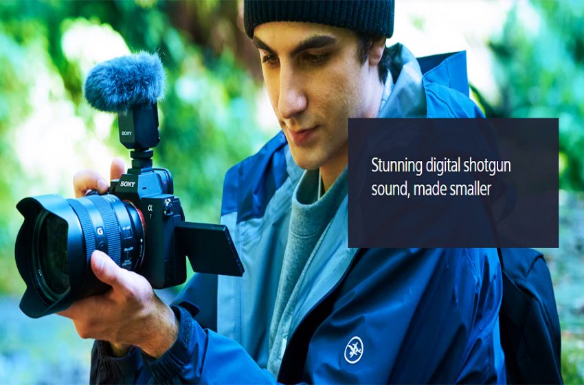  Sony Middle East & Africa Announces New Compact Beamforming Shotgun Microphone ECM-B10