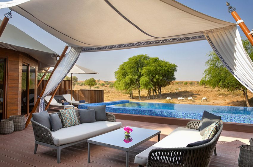  RETREAT FROM THE HEAT TO A PRIVATE POOL VILLA AT RITZ-CARLTON RAS AL KHAIMAH, AL WADI DESERT, OR ESCAPE TO A SERENE ISLAND-INSPIRED HAVEN AT RITZ-CARLTON RAS AL KHAIMAH, AL HAMRA BEACH  THIS SUMMER