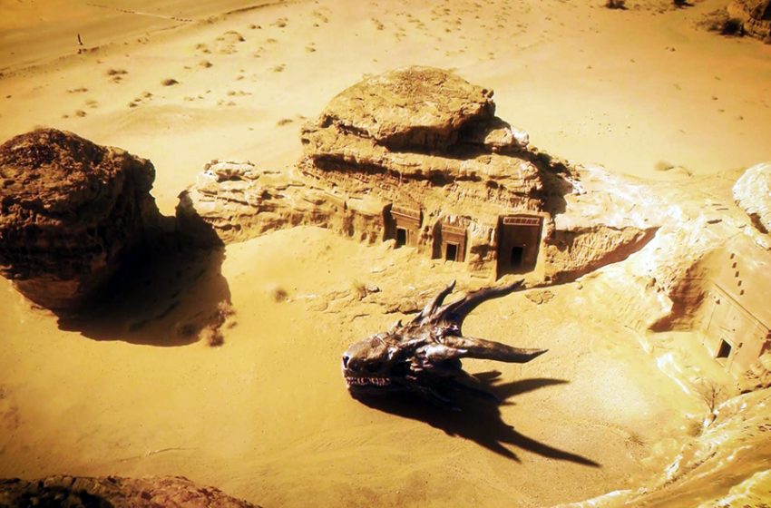  DRAGONS SPOTTED IN THE ANCIENT DESERT CITY OF ALULA!