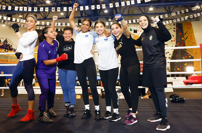  Ramla Ali puts on boxing clinic with Saudi girls ahead of history-making fight