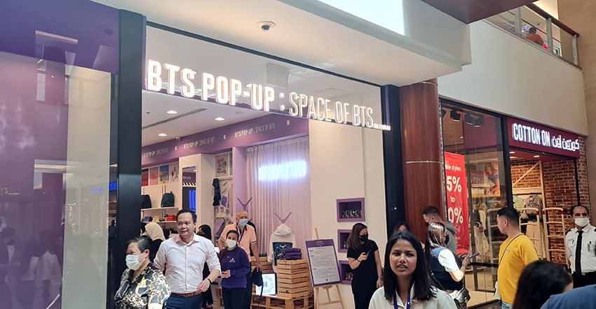  DUBAI’s FIRST EVER ‘BTS POP – UP: SPACE OF BTS’ OPENS in BURJUMAN MALL
