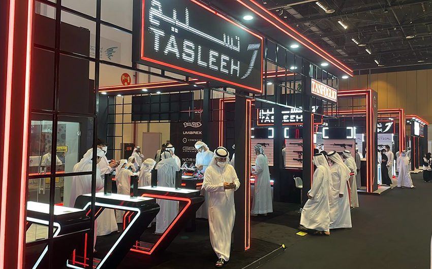  Umm Al Quwain’s Deputy Ruler Visited Tasleeh Pavilion at the Abu Dhabi International Hunting and Equestrian Exhibition 2022