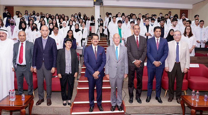  440 STUDENTS OF GULF MEDICAL UNIVERSITY FROM 47 NATIONALITIES PLEDGE THEIR CAREERS TO SERVE THE COMMUNITY