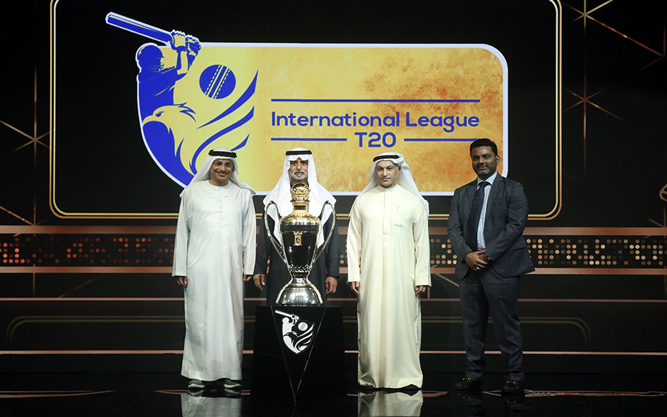 His Highness Sheikh Nahayan Mabarak Al Nahayan unveils ILT20 Trophy ...