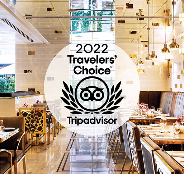  Café Society honoured with Trip Advisor’s Travelers’ Choice Award 2022 for the second year in a row