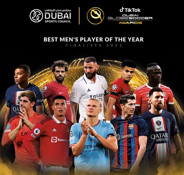  Dubai Sports Council and Dubai Globe Soccer Awards 2022 announce finalists chosen by 10M votes from fans across the world