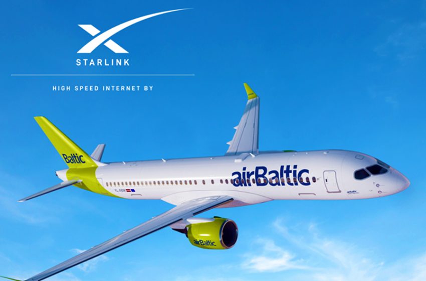  طيران البلطيق يزود كامل أسطوله بخدمات ستارلينك للإنترنت عالي السرعة من شركة سبيس إكس