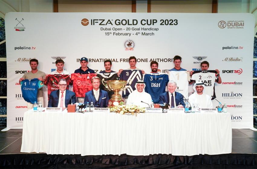  IFZA partners with Al Habtoor Group to sponsor the Gold Cup Title at the Dubai Polo Club Series