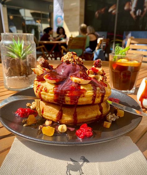  A killer combo that’s healthy & seriously delish…  Incredible pancakes beckon gourmands to Spill the Bean this World Pancake Day  