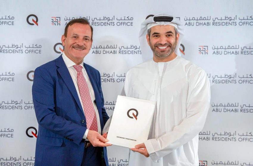  Q Holding Signs a Strategic Agreement with Abu Dhabi Residence Office