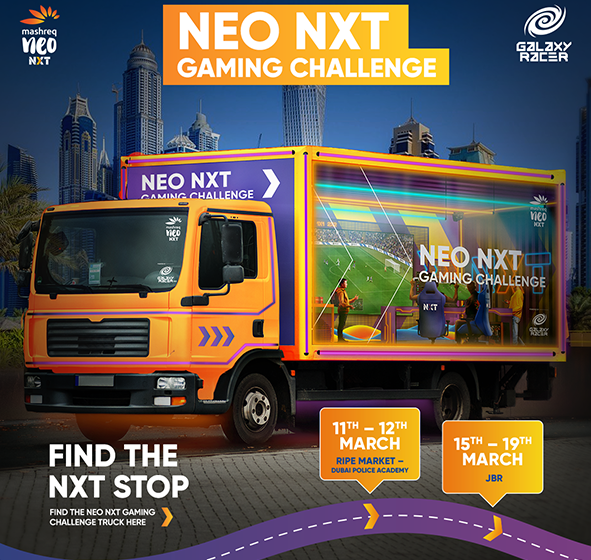  Set To Hit The Road! Galaxy Racer & Mashreq Debut The Mashreq Neo NXT Gaming Challenge