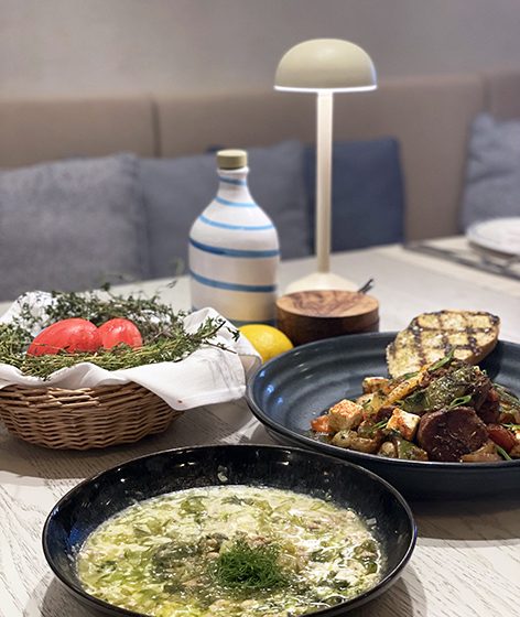  ELEVATE YOUR EASTER AT THE ULTRA-CHIC AMMOS GREEK RESTAURANT