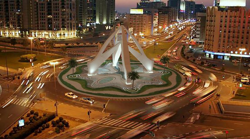  Dubai Municipality starts Deira Clocktower roundabout restoration