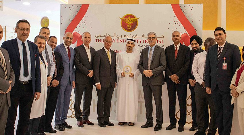  The National Institute for Health Specialties has Awarded Institutional Accreditation to Thumbay University Hospitals Complex