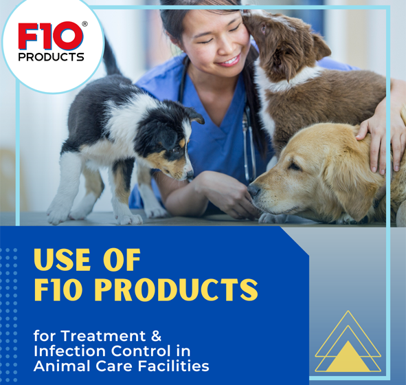  Eurovets highlights the use of F10 Products for treatment and infection control in all animal care facilities