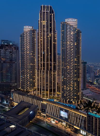  مجموعة إعمار للضيافة تعلن عن تغيير العلامة التجارية لفندق العنوان فاونتن فيوز لتصبح فندق العنوان دبي مول