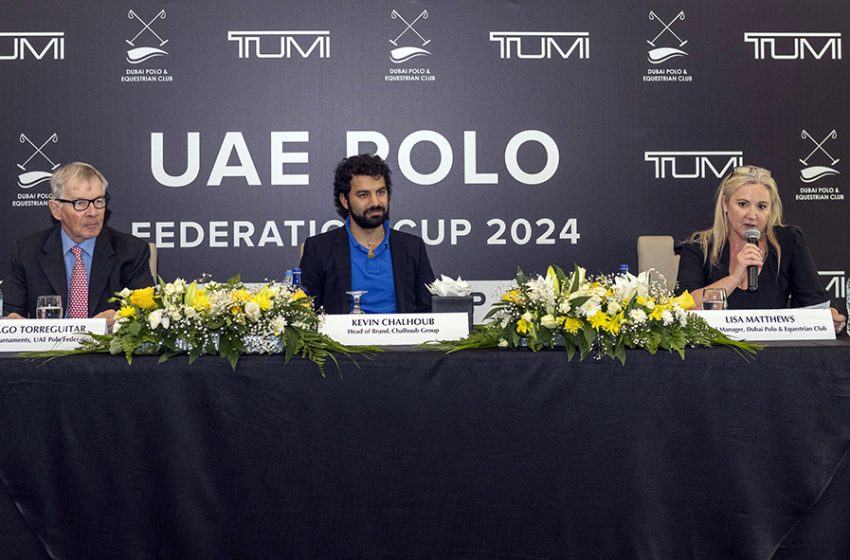  THE UAE POLO FEDERATION CUP TOURNAMENT CELEBRATES THE LAUNCH OF THE 2024 EDITION WITH A SPECIAL TUMI SPRING/SUMMER COLLECTION 2024 POP-UP