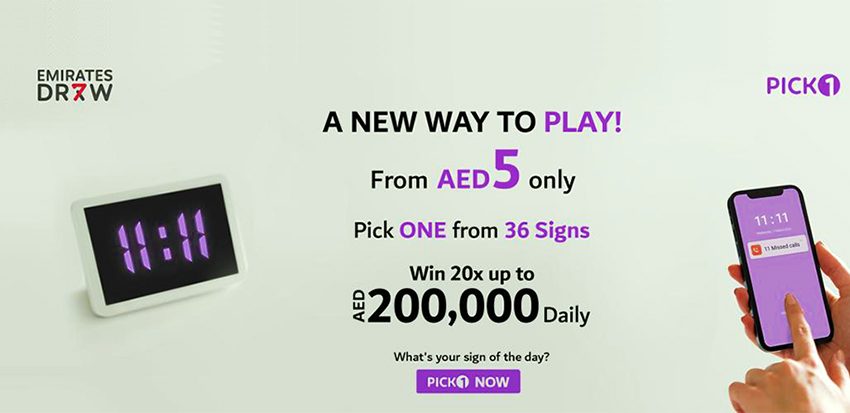  Emirates Draw Introduces “PICK1”: A New Game with Daily Wins