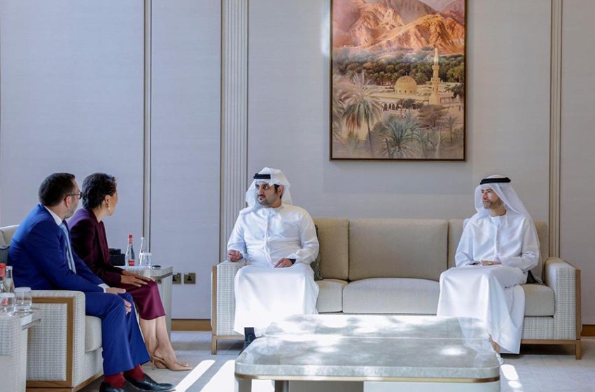  Maktoum bin Mohammed meets with President and CEO of State Street Global Advisors
