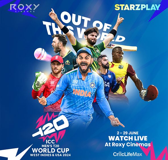  LIVE 2024 ICC T20 Cricket World Cup at Roxy Cinemas