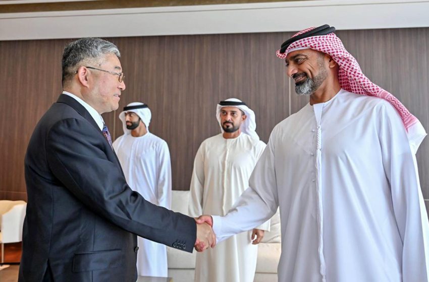  Ammar bin Humaid receives member of the National Political Committee of China’s ruling party