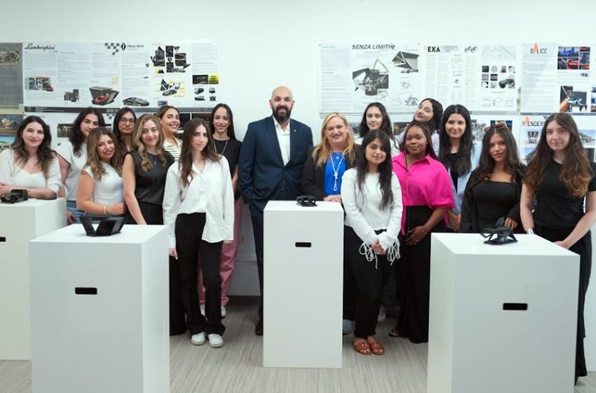  Lamborghini Abu Dhabi and Dubai Partner with American University in Dubai, Interior Design Department, to Foster Creativity among the Next Generation of Designers