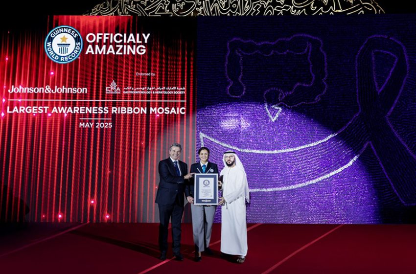  Johnson & Johnson Sets Guinness World Record with Largest Awareness Ribbon Mosaic in Support of Inflammatory Bowel Disease (IBD)