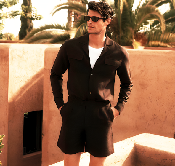 Lewis James Unveils SS25 Collection in UAE with Game-Changing Smart Swim Shorts