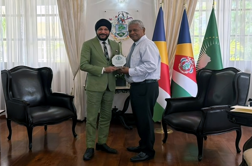 Plan B receives highest honour from the President of Seychelles for organising FIFA Beach Soccer World Cup 2025 in Seychelles