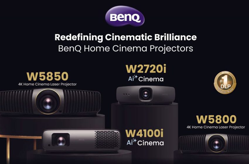  BenQ Redefines Premium Home Cinema with Launch of 3 NEW Models W5850, W4100i & W2720i 4K Range of Projectors