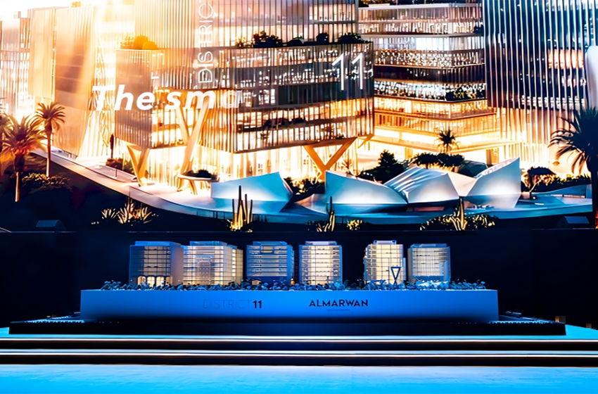 يمتد المشروع على مساحة 3.5 مليون قدم مربّع .. المروان للتطوير العقاري تطلق ” ديستريكت 11 ” أول مجمّع أعمال في الإمارات مُصمَّم بالذكاء الاصطناعي