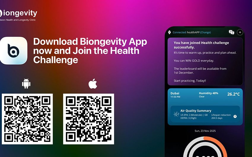  Biongevity Launches Global Longevity Fitness Challenge in the UAE