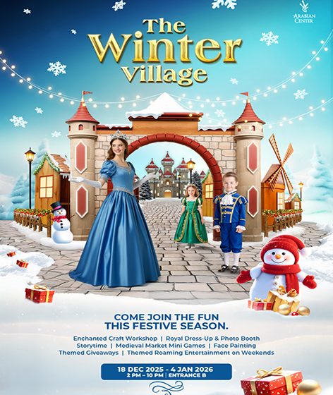  Arabian Center presents a magical Winter Villagefor families this festive season