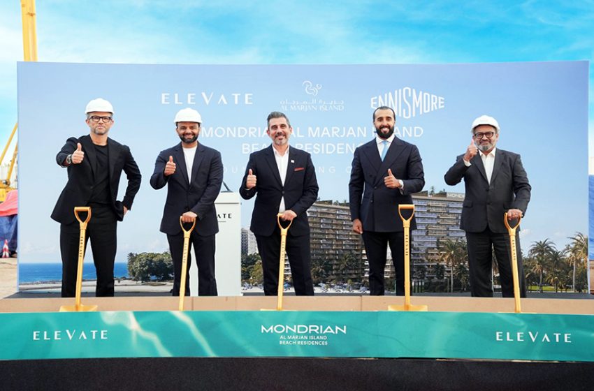  ELEVATE Breaks Ground on Mondrian Al Marjan Island Beach Residences; Appoints Pinnacle Piling