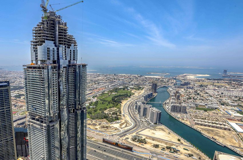  برج الحبتور يصل إلى مرحلة الإنجاز الإنشائي الكامل تمهيداً لتسليم أكثر من 1,300 وحدة سكنية في صيف 2026